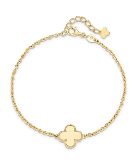 Браслет Devata Clover 14K, 16,5–19 см, золотой