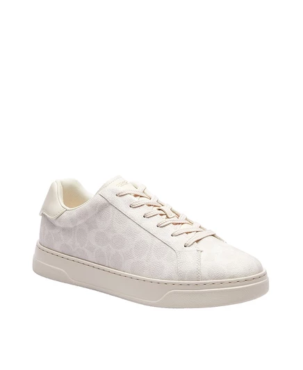 Мужские кеды Coach High Line Signature Canvas, белые