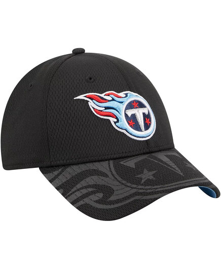 Мужская черная кепка Tennessee Titans с регулируемой длиной 