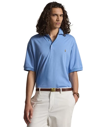 Мужское поло Polo Ralph Lauren 2L, синее (2)