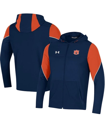 Мужское худи Under Armour Auburn Tigers 2021, синее