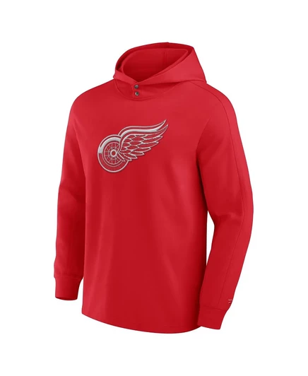 Мужская худи-футболка Fanatics Detroit Red Wings, красная