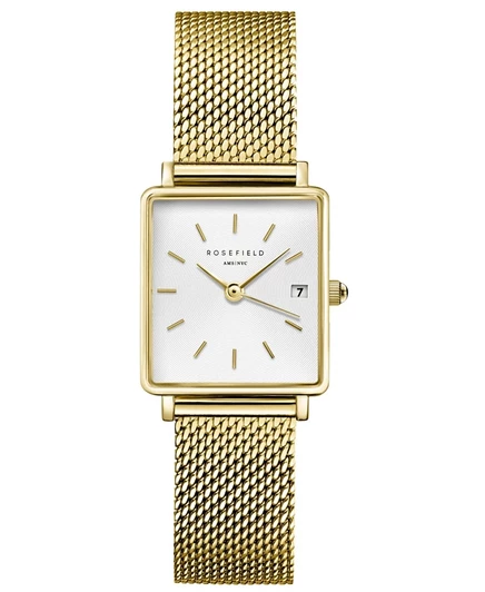 Женские часы ROSEFIELD Boxy XS 24 мм, золотистые