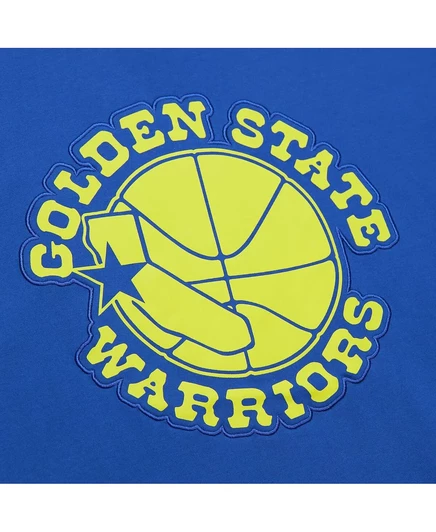 Мужская футболка премиум-класса Royal Golden State Warriors Hardwood Classics Neon Nights от Mitchell & Ness royal
