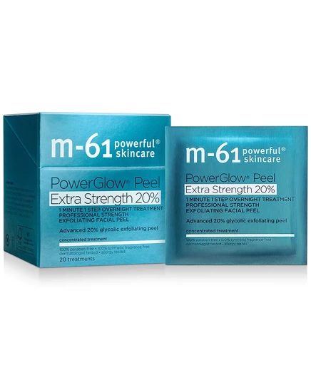 пилинг m-61 от Bluemercury PowerGlow повышенной прочности на 20%, 20 процедур без окрашивания