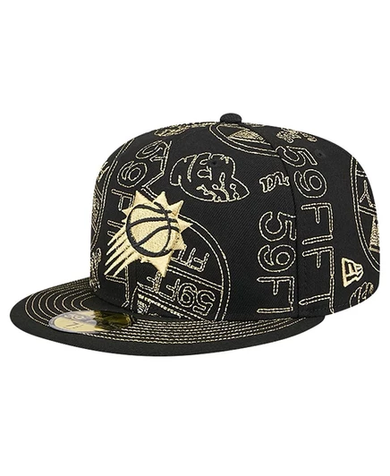 Мужская бейсболка New Era 59FIFTY Phoenix Suns, черная