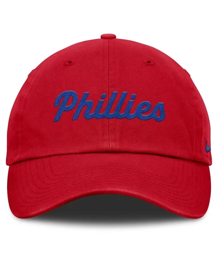 Женская кепка Nike Club Philadelphia Phillies регулируемая, красная