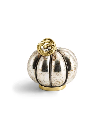Фигурка Michael Aram Glass Pumpkin малая, золотистая
