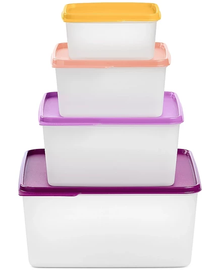 Набор контейнеров Tupperware Keep Tab 4 шт., разноцветный