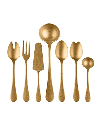 Сервировочный набор MEPRA Vintage-Like Oro, 7 пр., золотистый