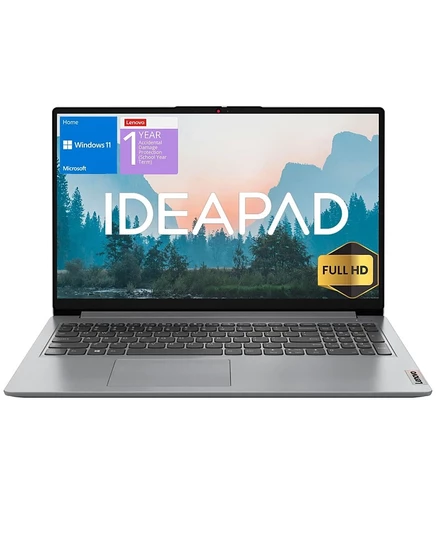 Ноутбук Lenovo IdeaPad 1 15.6″, N6000, 8/256 ГБ, серый