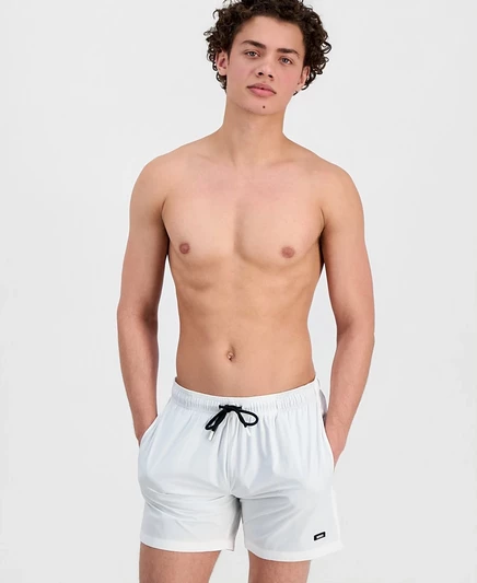 Мужские плавки-шорты Hugo Boss, 15 см, белые