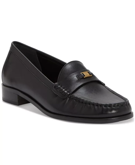  Женские мокасины на ремешке с логотипом Colin black leather