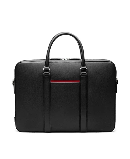 MAVERICK & CO. Мужской кожаный портфель Manhattan black