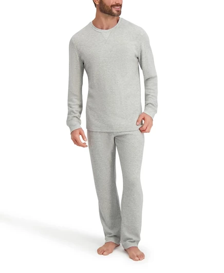 Мужской комплект для сна Hanes вафельный
