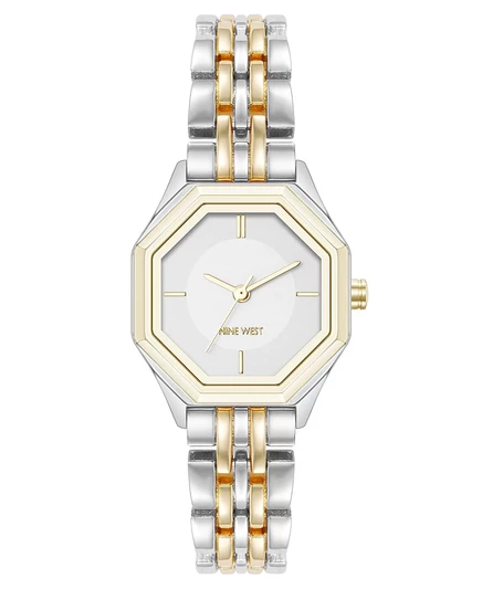 Женские часы Nine West Exquisite, серебристо-золотые