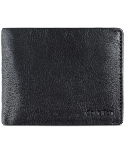 Мужское портмоне Calvin Klein Gustave Traveler с RFID, черное