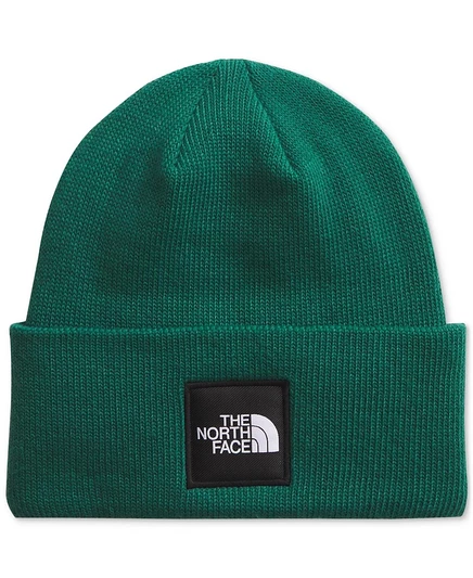 Шапка-бини The North Face Big Box, зеленая