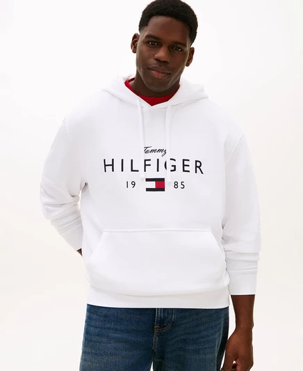 Мужское худи Tommy Hilfiger Regular-Fit, белое
