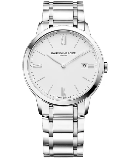 Мужские часы Baume & Mercier Classima, 40 мм, серебристые
