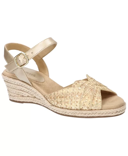  Женские босоножки Miramar Espadrille на танкетке metallic woven ombre