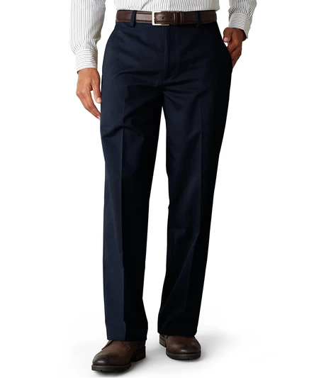  Мужские легкие стрейчевые брюки классического кроя цвета хаки dockers navy