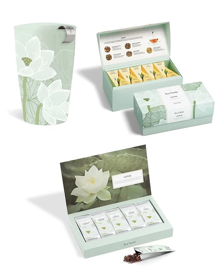 Чайный набор Tea Forte Lotus, 3 предмета