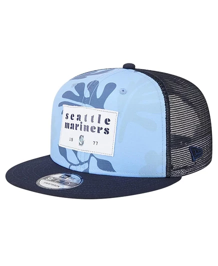 Мужская тракер-кепка New Era 9FIFTY Seattle Mariners, синяя