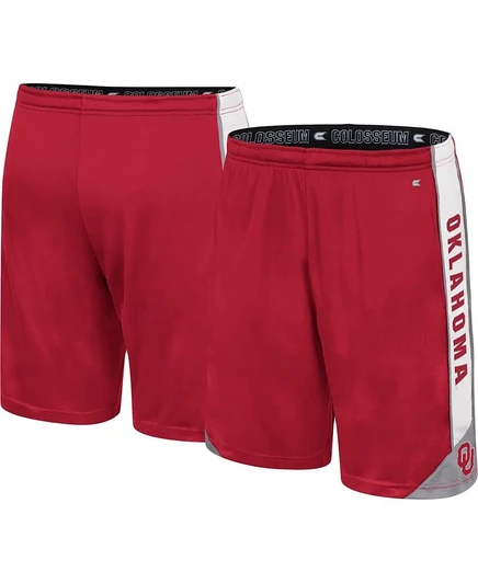 Мужские шорты Colosseum Haller Oklahoma Sooners, красные