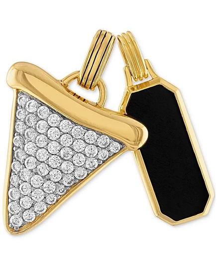 Мужской набор подвесок Esquire, 14k позолота, золотистый