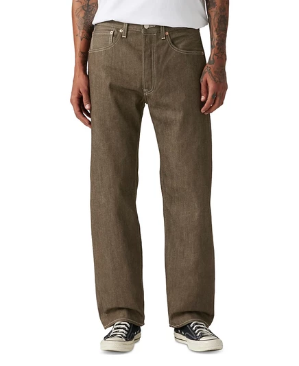 Мужские джинсы Levi's 501 Original Shrink-to-Fit, коричневые