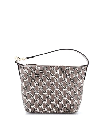 Женская сумка Pre-Owned Gucci Super Mini Ophidia, коричневая