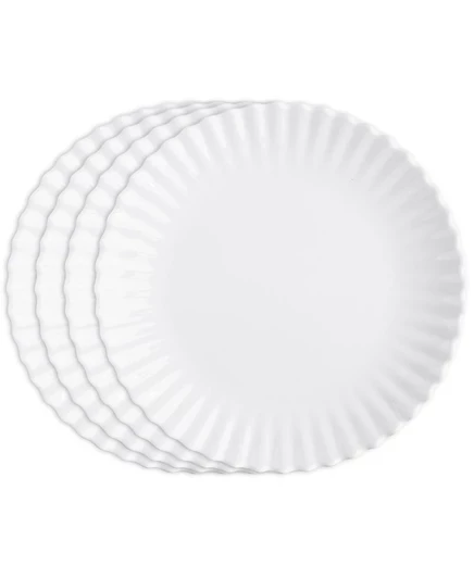 Набор обедних тарелок Q-SQUARED Patio Luxe 11″, белые
