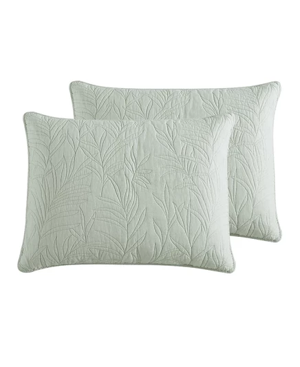 Наволочка Tommy Bahama Home Solid Costa Sera, зеленая