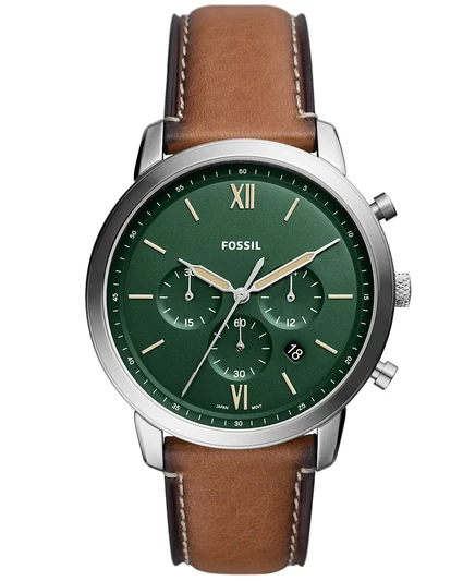 Мужские часы Fossil Neutra Chronograph 44 мм, коричневые