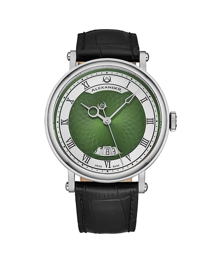 Мужские автоматические часы Alexander Triumph 49 мм, зелёный