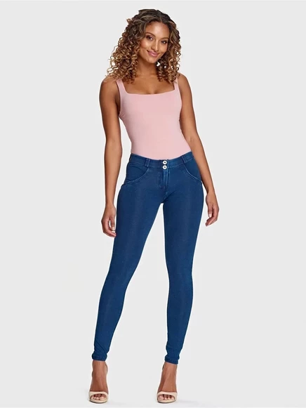 Женские джинсы средней посадки Freddy WR.UP Denim blue