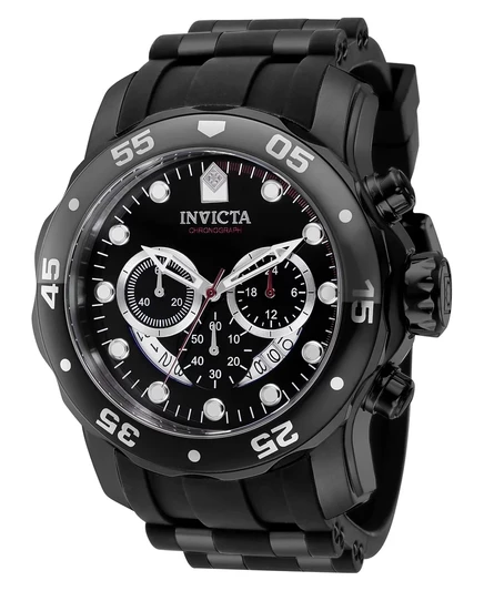 Мужские часы Invicta Pro Diver кварцевые, черно-красные