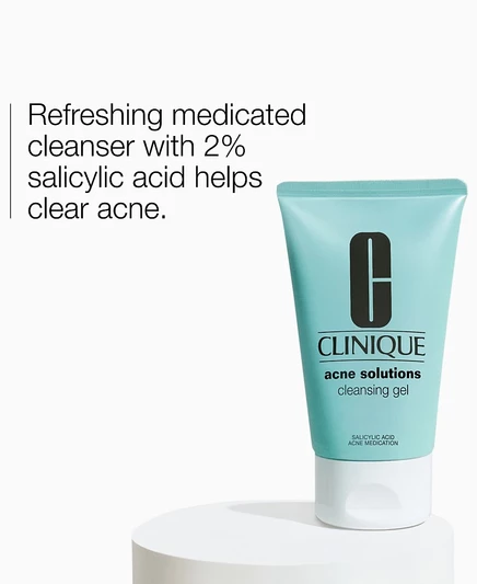 Очищающий гель Clinique Acne Solutions 125 мл, без цвета
