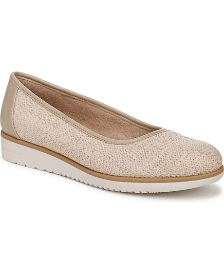 Женские SOUL Naturalizer балетки на плоской подошве с круглым носком и низкой танкеткой coastal tan fabric