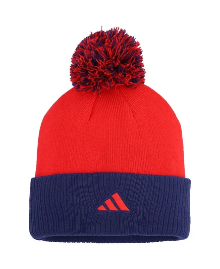 Женская вязаная шапка Adidas Washington Capitals, красная