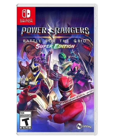 Игра Switch Maximum Power Rangers: Battle Grid, многоцветная