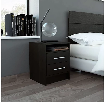 Прикроватная тумба FM FURNITURE Philadelphia, черная
