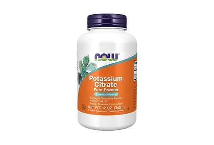 Пищевая добавка NOW Foods калия цитрат, 340 г