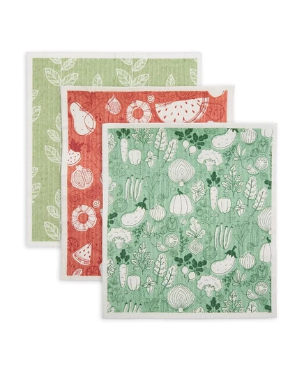 Кухонные салфетки Design Imports, 3 шт., 20×17 см, мульти