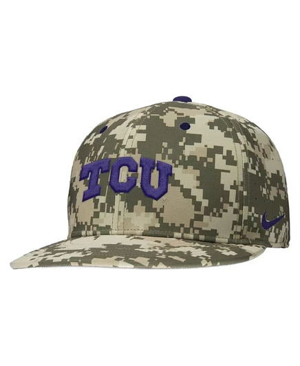 Мужская бейсболка Nike TCU Horned Frogs, зеленая