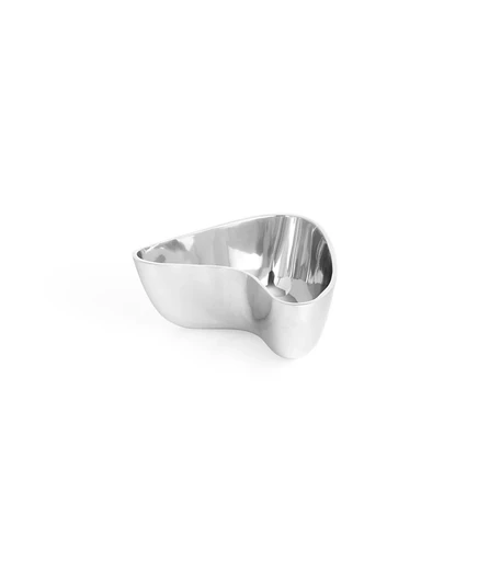 Блюдо Namb Boomerang из сплава, 22×21 см, серебристое