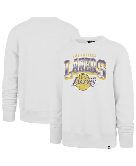Мужская толстовка '47 Brand Lakers с принтом, кремовая
