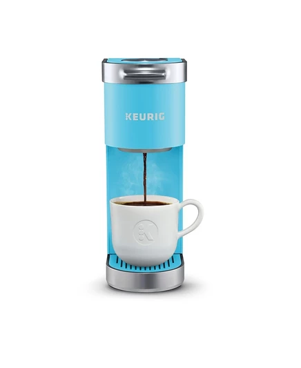 Кофеварка Keurig K-Mini Plus компактная, синяя