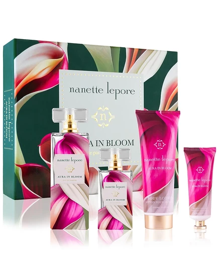 Парфюмерный набор Nanette Lepore Aura In Bloom, 4 предмета